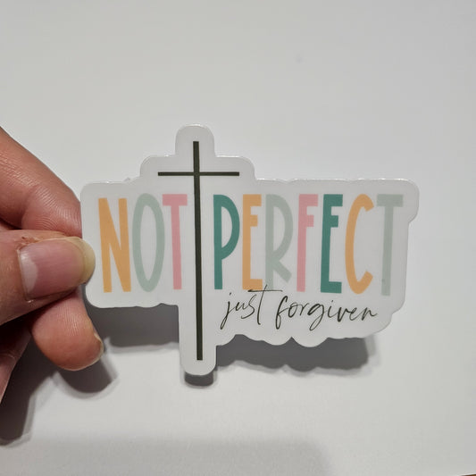 Not Perfect Sticker