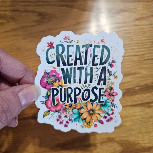 Created with a Purpose Sticker