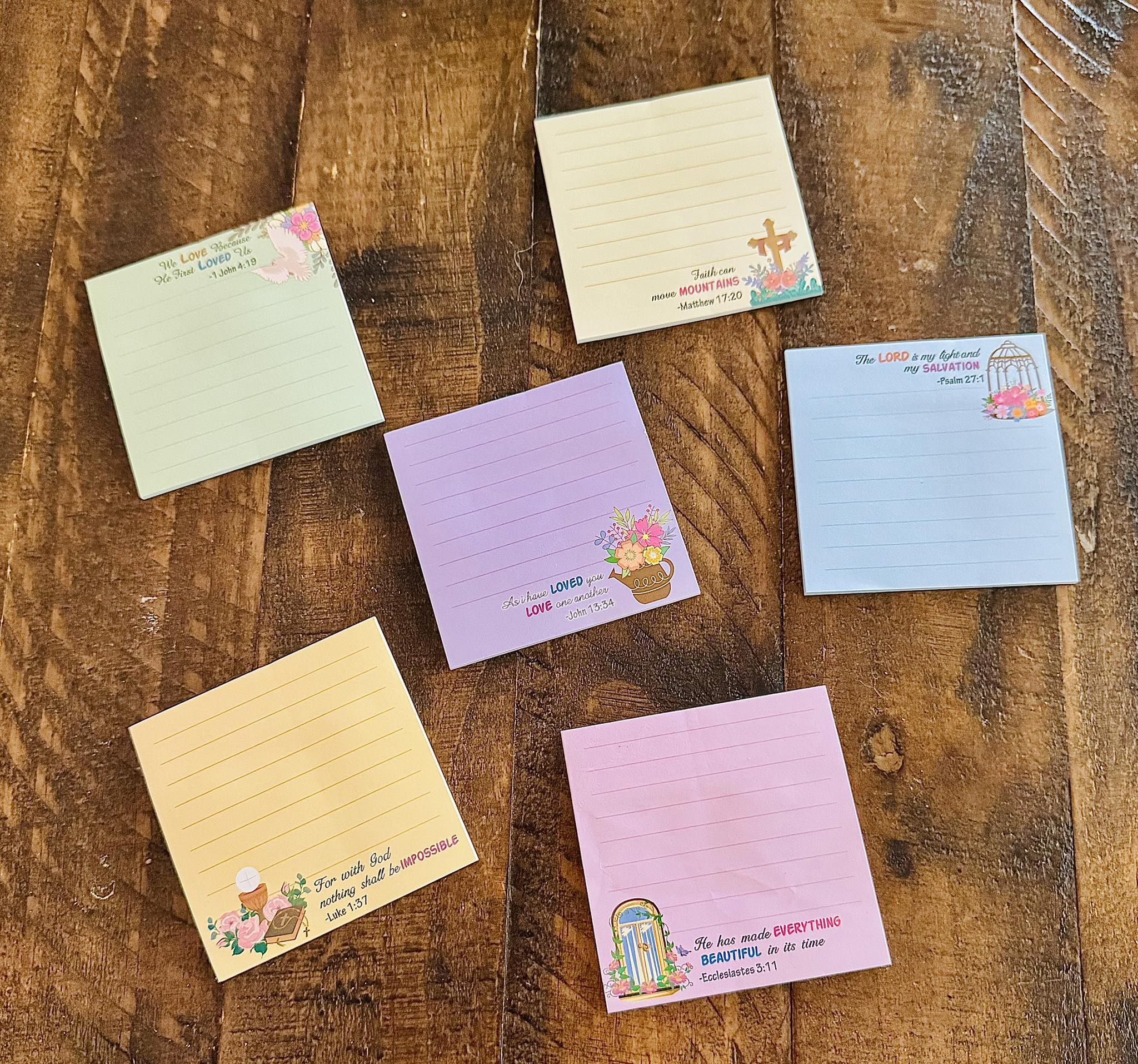 Scripture Post It Notes – Sam Tees & More