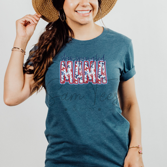 Star Spangled Mama T-shirt Preorder