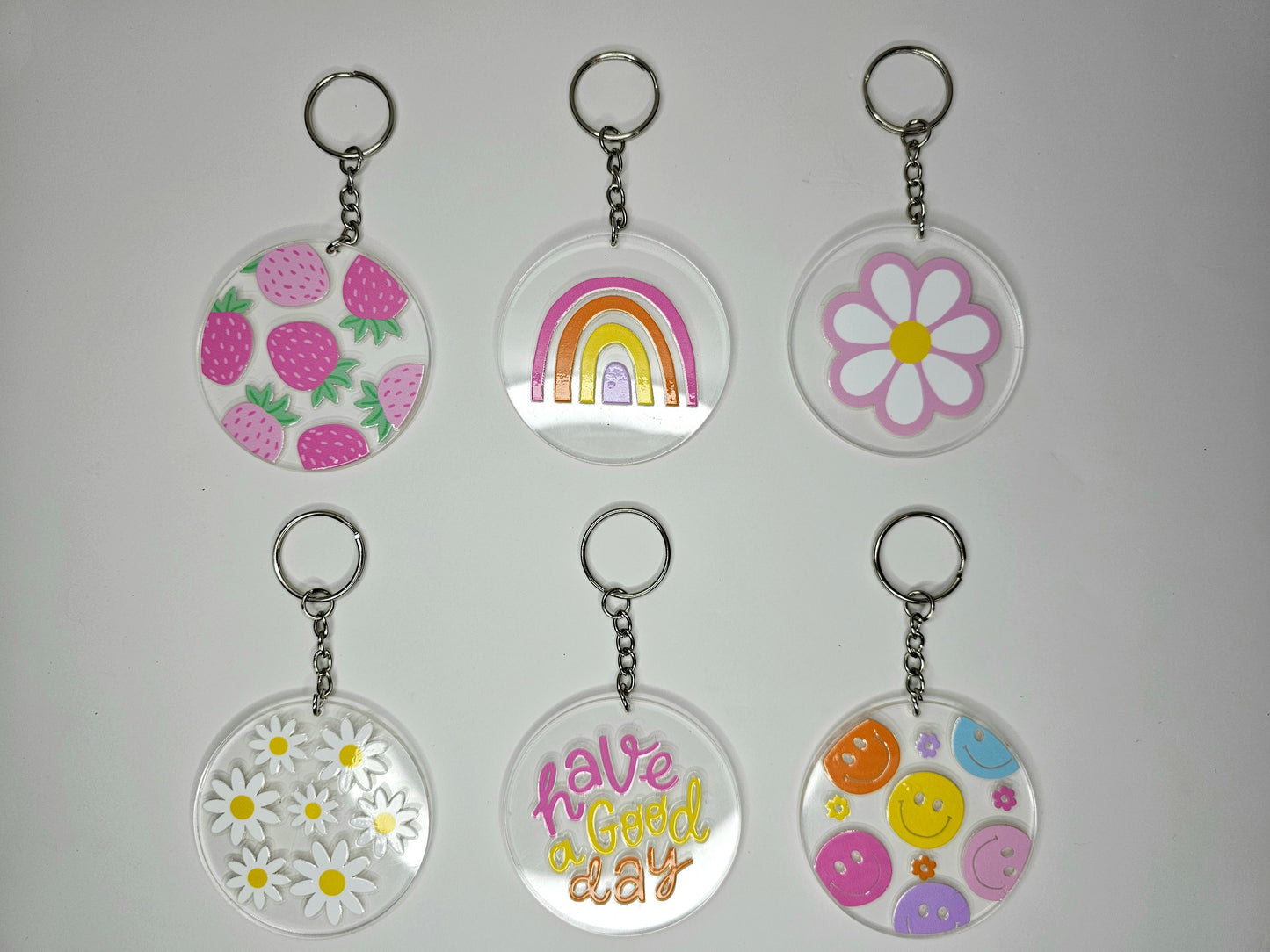 Round Keychains
